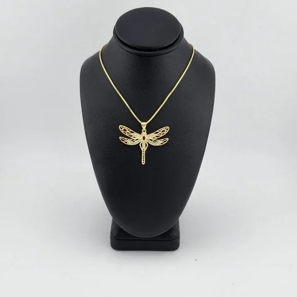 Last One Brand New Multi Colored DragonFly Necklace - Picture 9 of 12